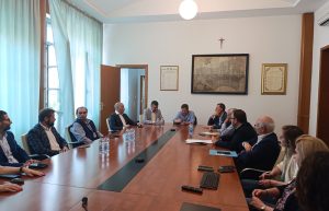<strong>Incontro del Consorzio Lazio Sud Ovest con il Segretario generale&nbsp;<br>dell’Autorità di bacino distrettuale dell’Appennino centrale Marco Casini</strong>